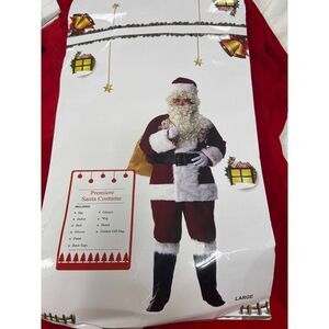 Santa Christmas suit premium complete suit new Large Costume‎
